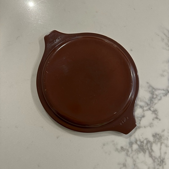 Brown PYREX lid for round dish - Picture 8 of 12